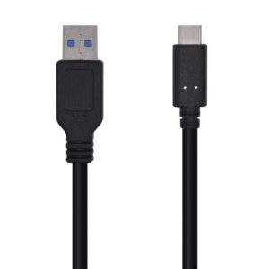 Cable USB 3.1 Tipo-C Aisens A107-0450/ USB Tipo-C Macho - USB Macho/ 10Gbps/ 1.5m/ Negro 8436574705010 A107-0450 AIS-CAB USB A107-0450