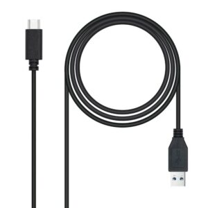 Cable USB 3.1 Tipo-C Nanocable 10.01.4002/ USB Tipo-C Macho - USB Macho/ 10Gbps/ 2m/ Negro 8433281012387 10.01.4002 NAN-CAB 10 01 4002
