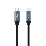 Cable USB 3.2 Tipo-C Nanocable 10.01.4303/ USB Tipo-C Macho - USB Tipo-C Macho/ 3m/ Gris y Negro 8433281013254 10.01.4303 NAN-CAB 10 01 4303