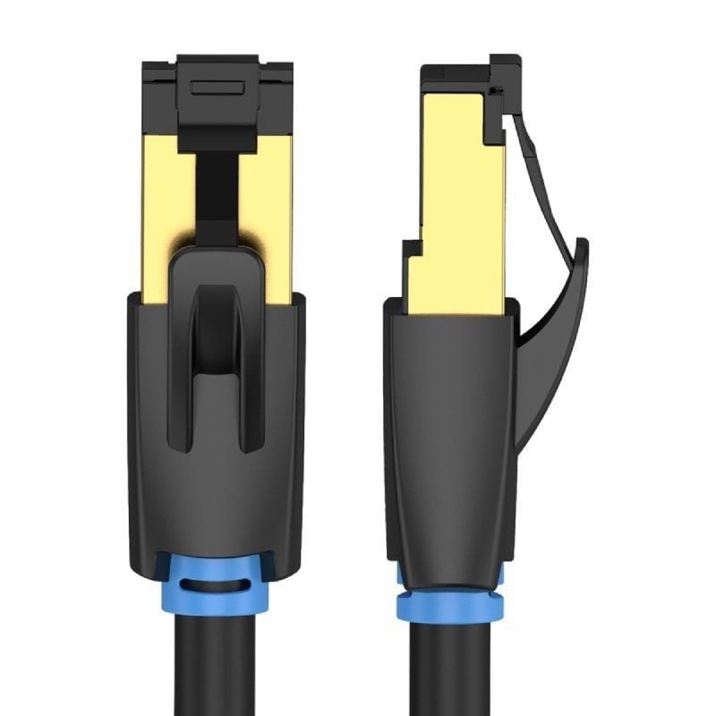 Cable de Red RJ45 SFTP Vention IKABN Cat.8/ 15m/ Negro - Imagen 2