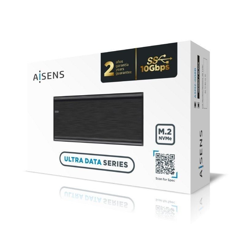 Caja Externa para Disco SSD M.2 NVMe Aisens ASM2-008B/ USB 3.2 Gen2/ Sin Tornillos - Imagen 5