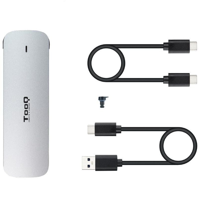 Caja Externa para Disco SSD M.2 TooQ TQE-2202S/ USB 3.1 Gen1/ Sin tornillos - Imagen 2