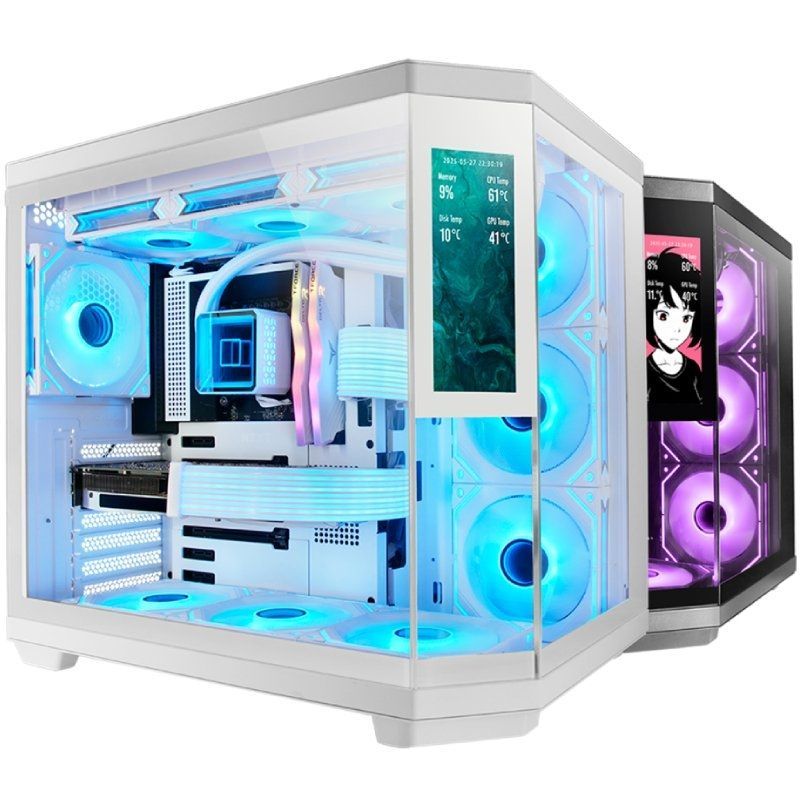 Caja Gaming Semitorre Mars Gaming MC-3TCORELCD/ Blanca 8435693113133 MC3TCORELCDW TAC-CAJA MC-3TCORELCD WH