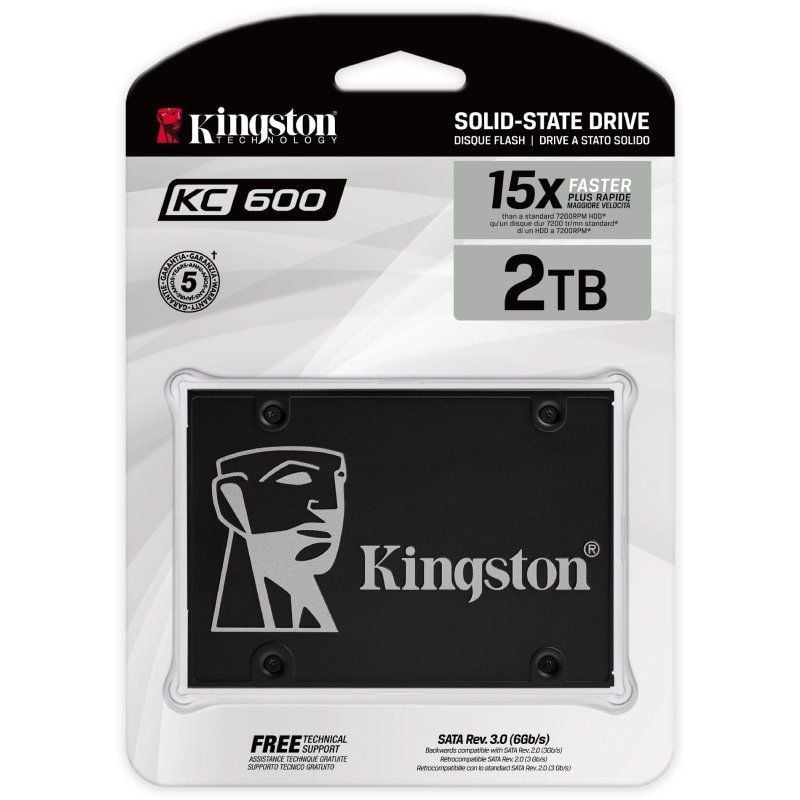 Disco SSD Kingston KC600 2TB/ SATA III/ Full Capacity - Imagen 3