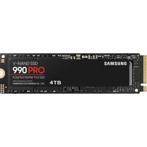 Disco SSD Samsung 990 PRO 4TB/ M.2 2280 PCIe Gen4/ Compatible con PS5 y PC/ Full Capacity 8806094947205 MZ-V9P4T0BW SAM-SSD M2 990 PRO 4TB