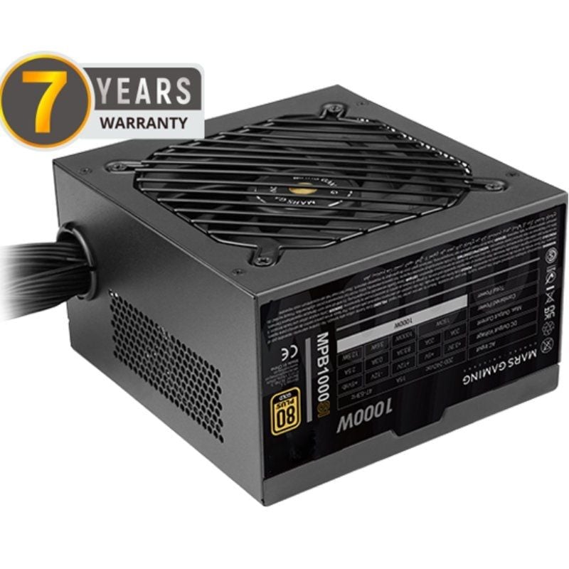 Fuente de Alimentación Mars Gaming MPB1000SI/ 1000W/ Ventilador 14cm/ 80 Plus Gold - Imagen 2