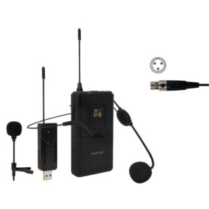 Micrófono de cabeza y solapa UHF Fonestar WI-MIC 8422521008594 WI-MIC FONE-MIC WI-MIC