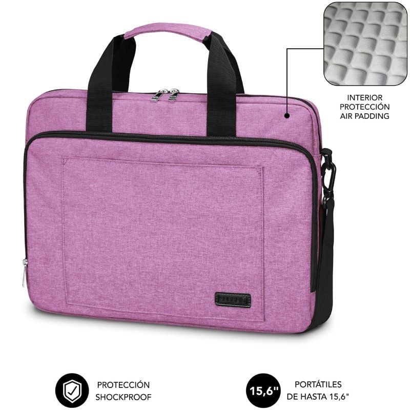 Mochila Subblim Air Padding Laptop Bag para Portátiles hasta 15.6"/ Rosa 8436586743420 SUBLB-4APLB12 SUB-MOCHI LB-4APLB12