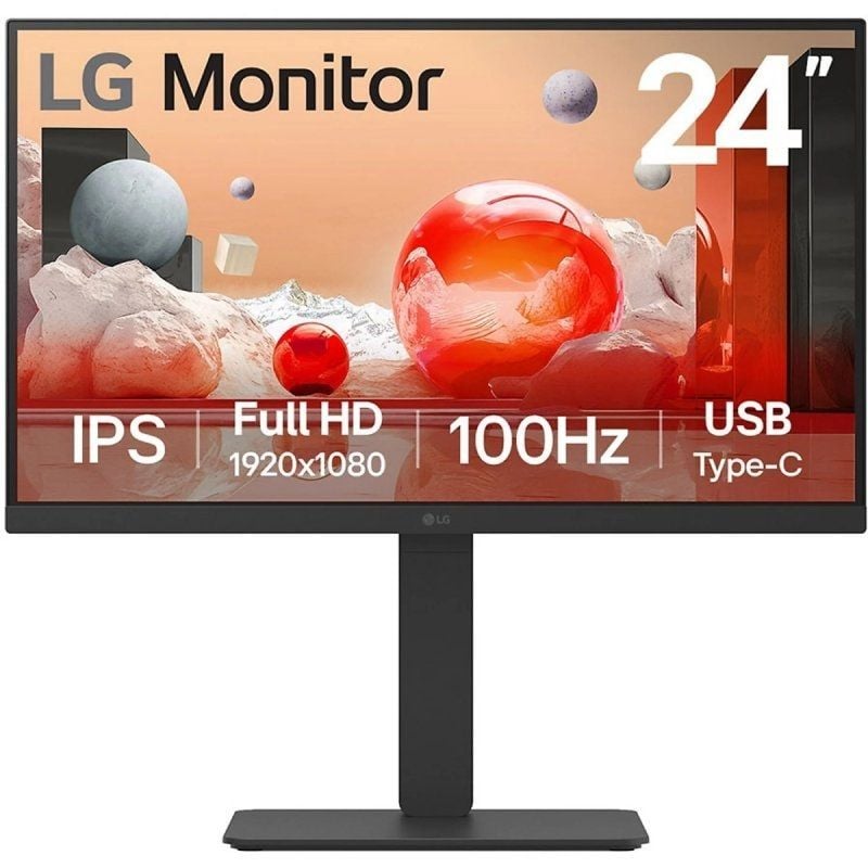 Monitor Profesional LG 24BA750-B 23.8"/ Full HD/ Multimedia/ Negro 8806096207079 24BA750-B LG-M 24BA750-B