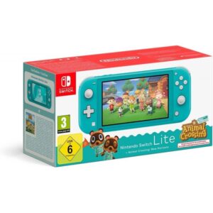 Nintendo Switch Lite Azul Turquesa + Juego Nintendo Animal Crossing New Horizons 045496546083 SWLITE AT ANI NIN-CONSOLA SWLITE AT ANI