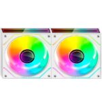 Pack 2 Ventiladores Mars Gaming MF-3DPROX2R/ 12cm/ ARGB/ Blancos 8435693109921 MF3DPROX2RW TAC-REF MF-3DPROX2R WH