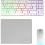 Pack Gaming Mars Gaming MCPWTKL/ Teclado Inalámbrico + Ratón Inalámbrico + Alfombrilla 8435693111832 MCPWTKLWES TAC-PACK MCPWTKL WH