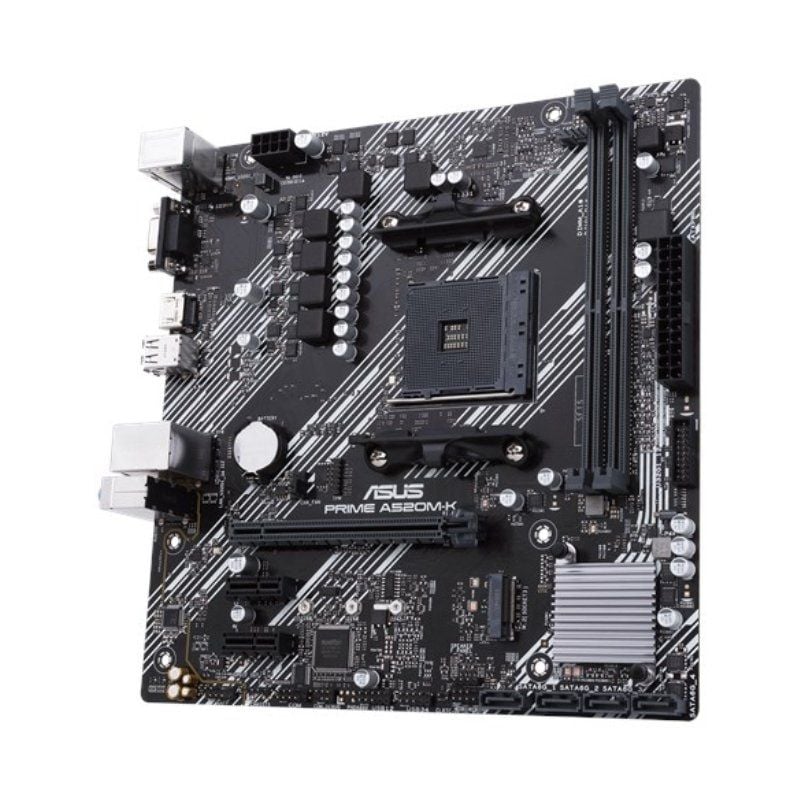 Placa Base Asus Prime A520M-K Socket AM4/ DDR4/ PCIe 3.0/ Micro ATX - Imagen 2