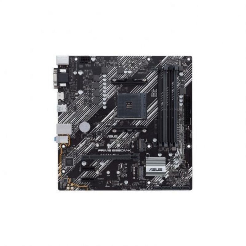 Placa Base Asus Prime B550M-K Socket AM4/ DDR4/ PCIe 4.0/ Micro ATX - Imagen 3