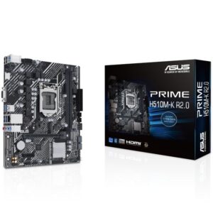 Placa Base Asus Prime H510M-K R2.0 Socket 1200/ DDR4/ PCIe 4.0/ Micro ATX 4711387113189 90MB1E80-M0EAY0 ASU-PB PRIME H510M-K R2