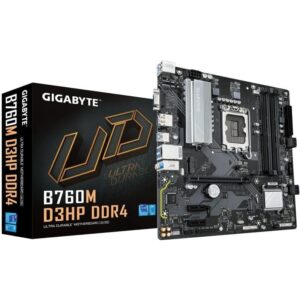 Placa Base Gigabyte B760M D3HP DDR4 Socket 1700/ DDR4/ PCIe 4.0/ Micro ATX 4719331862848 9MB76M3P4-00-10 GIG-PB B760M D3HP DDR4
