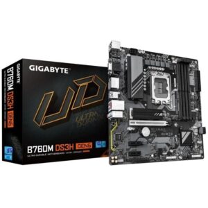 Placa Base Gigabyte B760M DS3H GEN5 Socket 1700/ DDR5/ PCIe 5.0/ Micro ATX 4719331872793 B760M DS3H GEN5 GIG-PB B760M DS3H GEN5