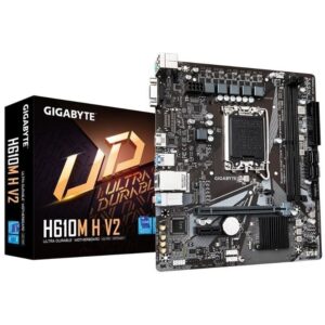 Placa Base Gigabyte H610M H V2 Socket 1700/ DDR5/ PCIe 4.0/ Micro ATX 4719331859985 H610M H V2 GIG-PB H610M H V2