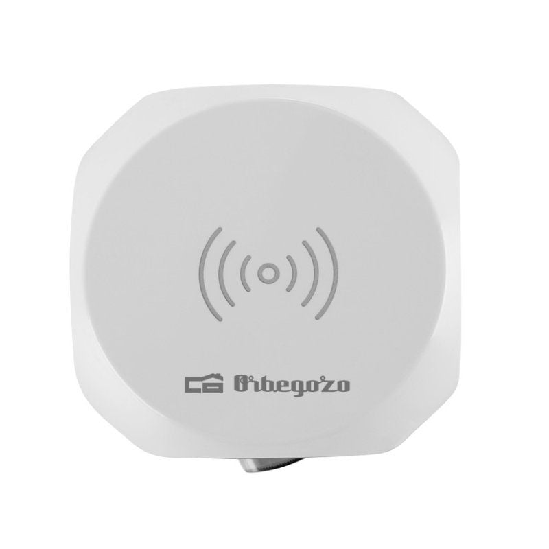 Regleta Orbegozo EN 4500 con Carga inalámbrica/ 3 Tomas de corriente/ 2 USB - 2 USB Tipo C/ Cable 1.5m/ Blanca y Gris - Imagen 5