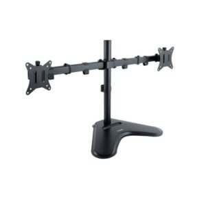 Soporte de Sobremesa para 2 Monitores TooQ DB1702TN-B/ Giratorio/ Inclinable/ hasta 9kg 8433281012028 DB1702TN-B TOO-SOPORTE DB1702TN-B