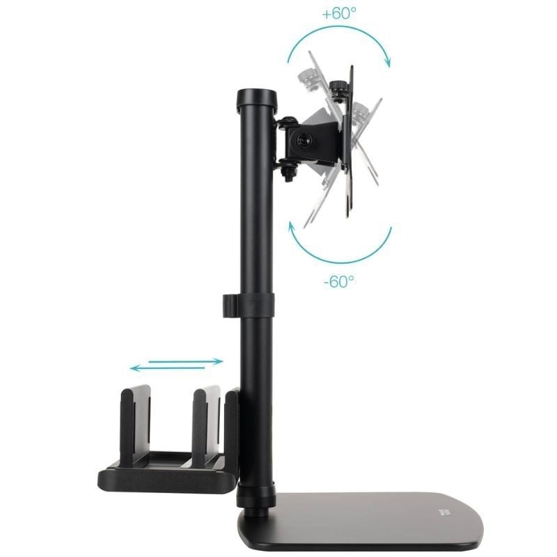 Soporte de Sobremesa para Monitor TooQ DB1128TN-B/ Ajustable/ Giratorio/ Inclinable/ hasta 6kg - Imagen 2