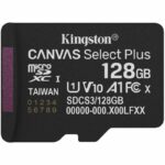 Tarjeta de Memoria Kingston CANVAS Select Plus 128GB microSD XC/ Clase 10/ 150MBs 740617348484 SDCS3/128GBSP KIN-MICROSD SDCS3 128GBSP