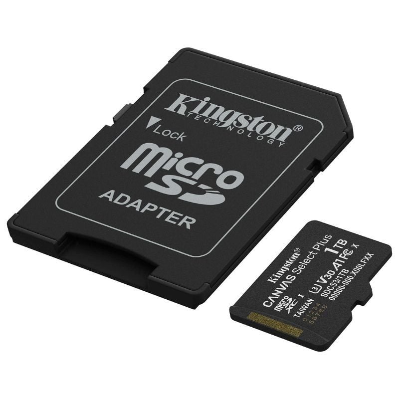 Tarjeta de Memoria Kingston CANVAS Select Plus 1TB microSD XC con Adaptador/ Clase 10/ 150MBs - Imagen 2