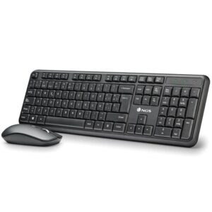 Teclado y Ratón Inalámbricos NGS Serenity Kit/ Negro 8435430627497 SERENITYKIT NGS-TEC SET SERENITY KIT BK
