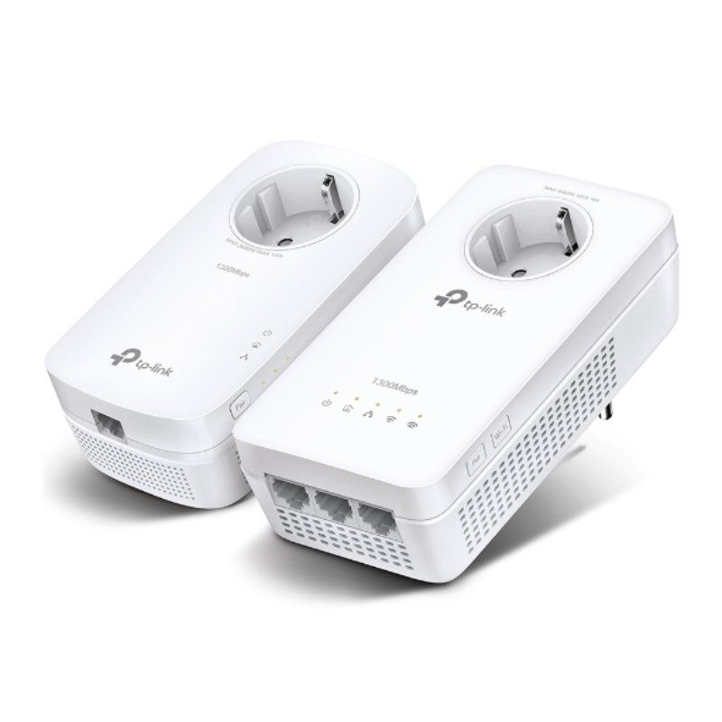 Adaptador Powerline TP-Link TL-WPA8631P 1300Mbps/ Alcance 300m/ Pack de 2 6935364052539 TL-WPA8631P KIT TPL-PLC TL-WPA8631P KIT