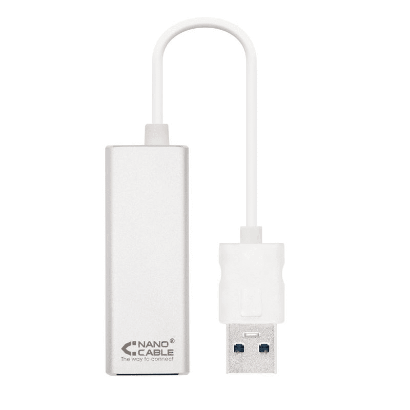 Adaptador USB 3.0 – RJ45 Nanocable 10.03.0401/ 1000Mbps 8433281007833 10.03.0401 NAN-ADP 10.03.0401 Adaptador USB 3.0 - RJ45 Nanocable 10.03.0401/ 1000Mbps 8433281007833 10.03.0401 NAN-ADP 10.03.0401
