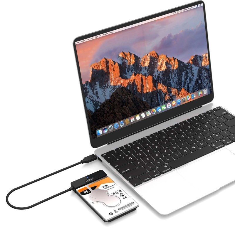 Adaptador para Discos Duros 2.5" Aisens ASE-25C04B/ USB Tipo-C 3.1 Macho - SATA - Imagen 4