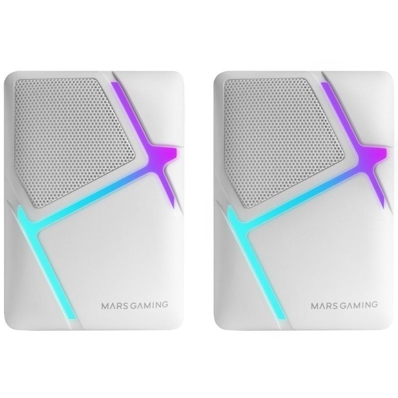 Altavoces Mars Gaming MS-H/ 10W/ 2.0/ Blancos - Imagen 2