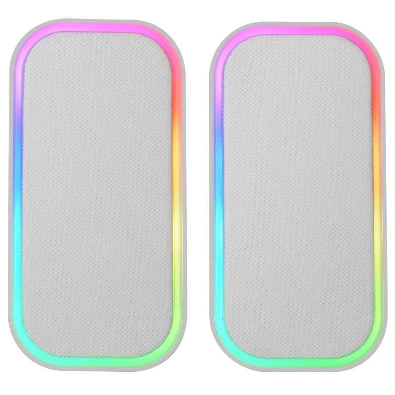 Altavoces con Bluetooth Mars Gaming MS-OM/ 20W/ 2.0/ Blanco - Imagen 2