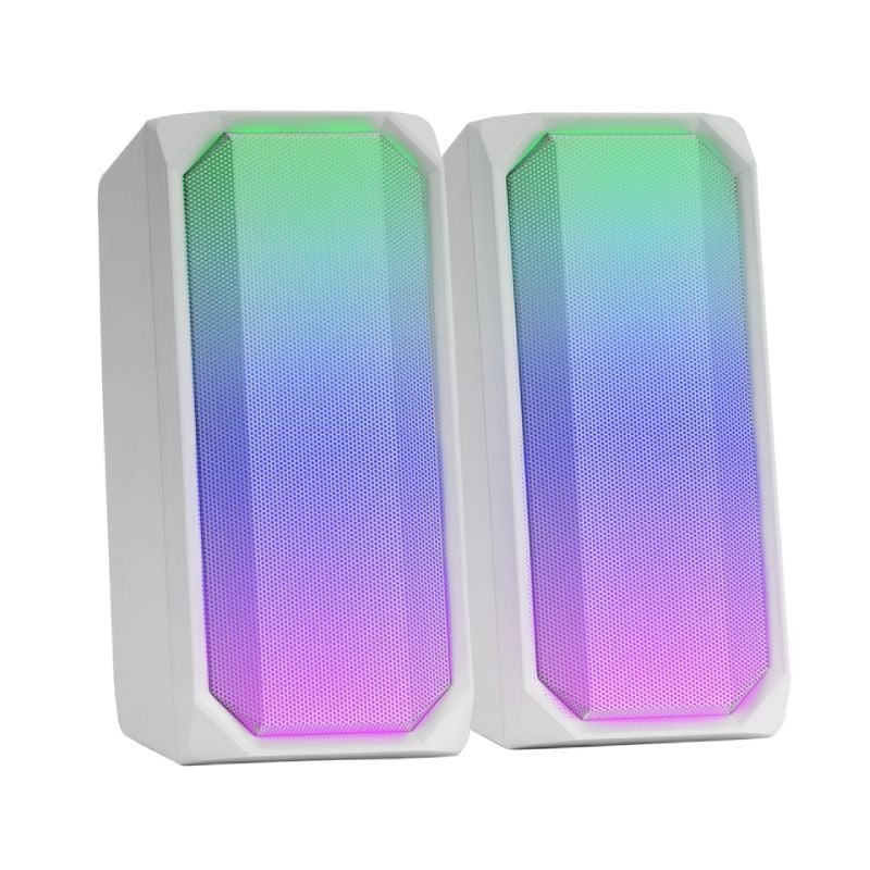 Altavoces con Bluetooth Mars Gaming MSRGBW/ 15W/ 2.0/ Blancos 8437023094020 MSRGBW TAC-ALT MSRGB WH