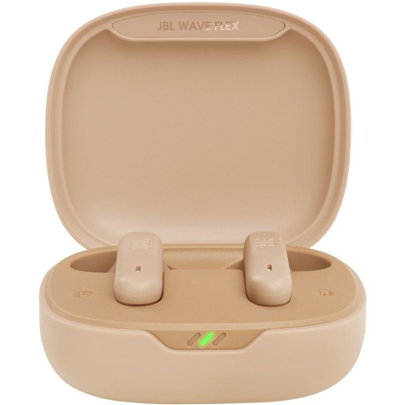 Auriculares Bluetooth JBL Wave Flex con estuche de carga/ Autonomía 8h/ Beige - Imagen 3