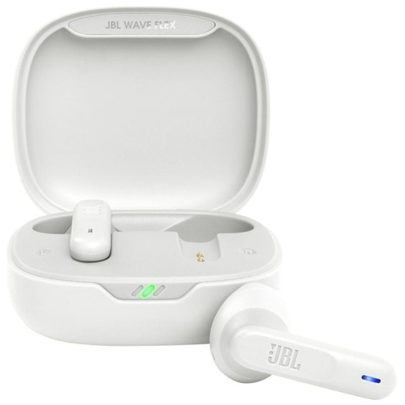 Auriculares Bluetooth JBL Wave Flex con estuche de carga/ Autonomía 8h/ Blancos 6925281953491 JBLWFLEXWHT JBL-AUR WAVE FLEX WH