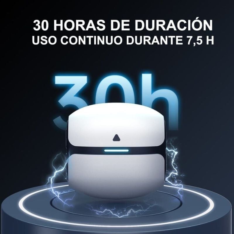 Auriculares Bluetooth Leotec TWS Gaming Nebula Fit con estuche de carga/ Autonomía 7.5h/ Negros - Imagen 5