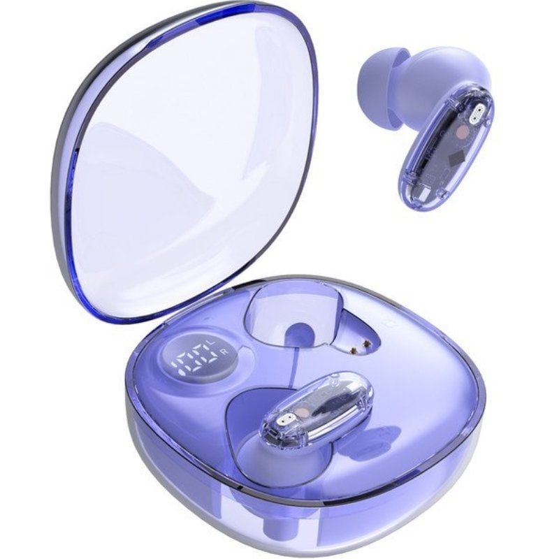 Auriculares Bluetooth Mars Gaming MHIB2 con estuche de carga/ Autonomía 7h/ Morados - Imagen 2