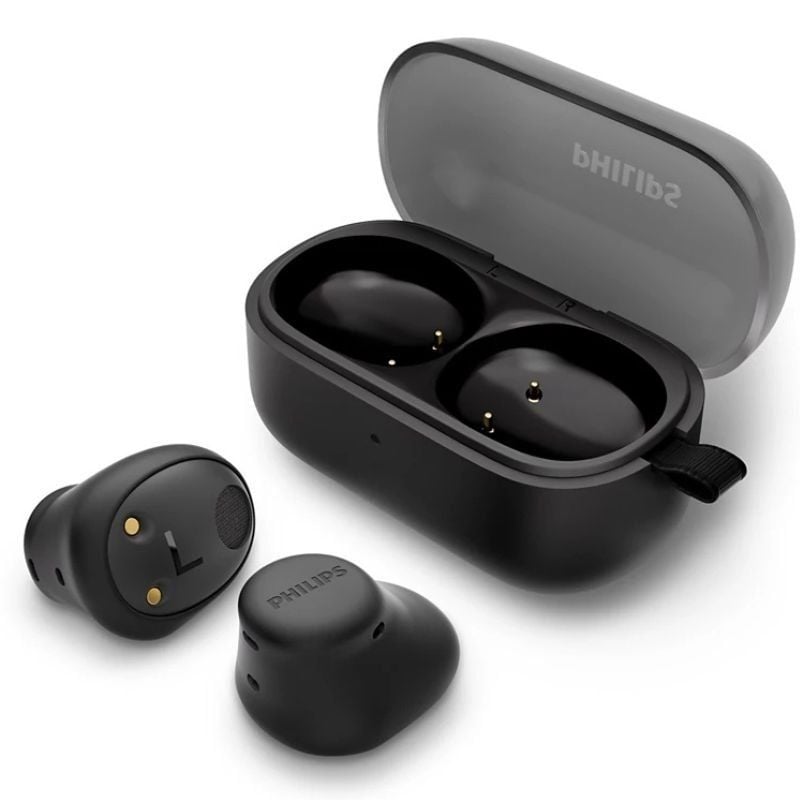 Auriculares Bluetooth Philips TAT2149 con estuche de carga/ Autonomía 6h/ Negros 4895229142510 TAT2149BK PHIL-AUR TAT2149 BK