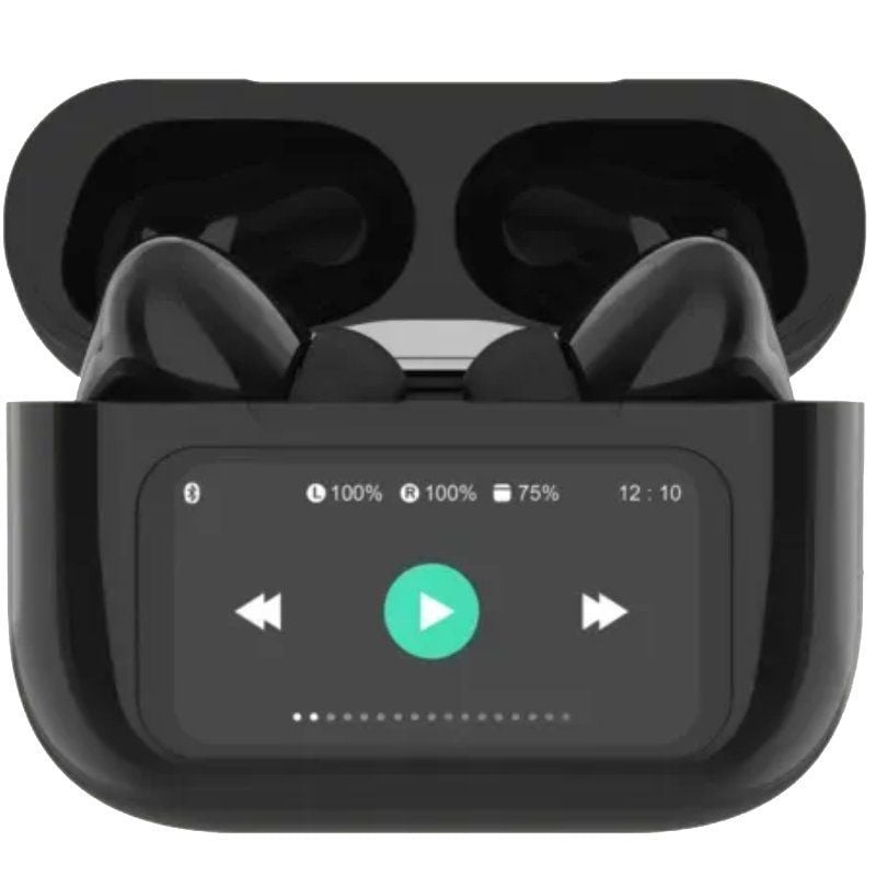 Auriculares Bluetooth Qubo TWS-400BK con estuche de carga/ Autonomía 4h/ Negros 6944762701666 TWS-400BK BK QUB-AUR TWS-400BK BK