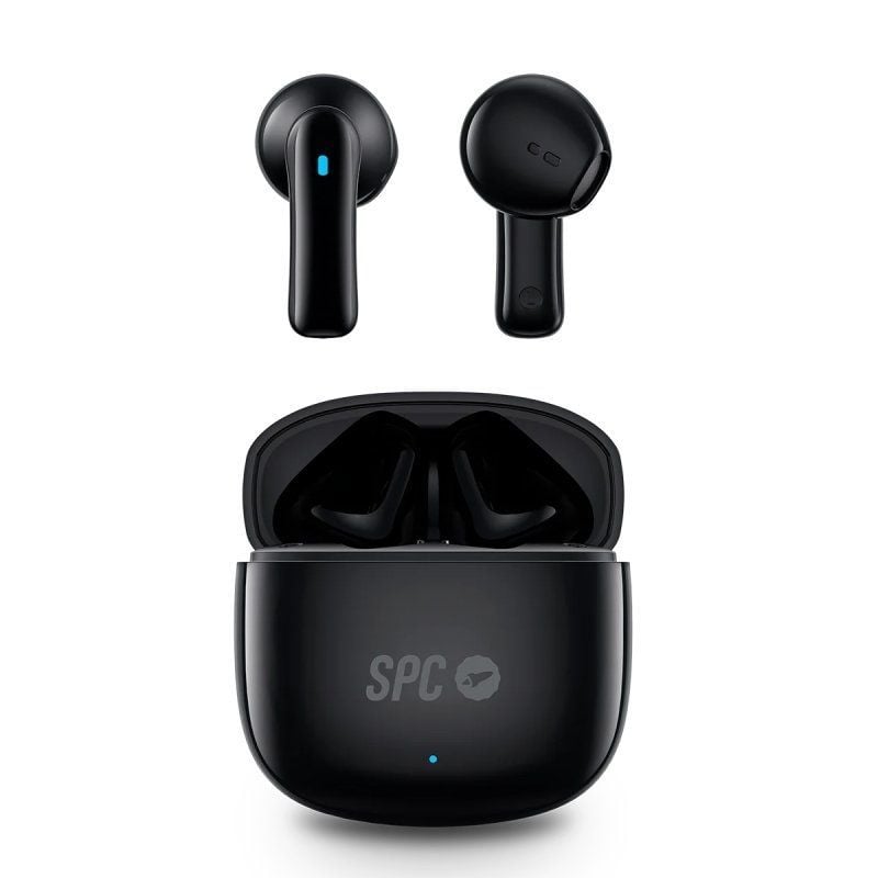 Auriculares Bluetooth SPC Zion 2 Play con estuche de carga/ Autonomía 7h/ Negros 8436609912154 4623N SPC-AUR ZION 2 PLAY BK