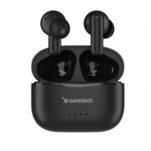 Auriculares Bluetooth Sunstech WAVEPODSBK con estuche de carga/ Autonomía 4.5h/ Negros 8429015019746 WAVEPODSONEBK SUN-AUR WAVEPODSONEBK