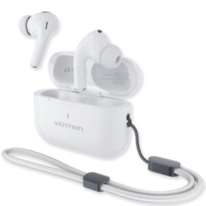 Auriculares Bluetooth Vention Echo Lite E11 Plus con estuche de carga/ Autonomía 30h/ Blancos 6922794793330 NBVW0-PLUS VEN-AUR ECHO LITE E11 PL WH