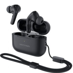 Auriculares Bluetooth Vention Echo Lite E11 Pro con estuche de carga/ Negros 6922794793361 NBVB0-PRO VEN-AUR ECHO LITE E11 PR BK