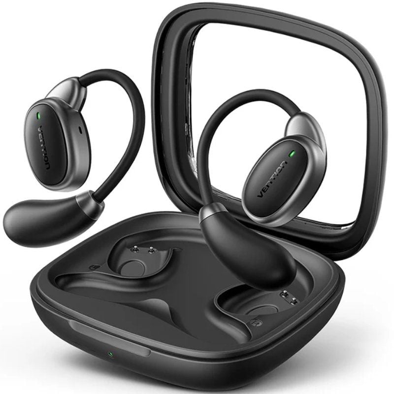 Auriculares Deportivos Bluetooth Vention Open Ear OpenBeat O15 NBTB0 con estuche de carga/ Negros 6922794789609 NBTB0 VEN-AUR NBTB0