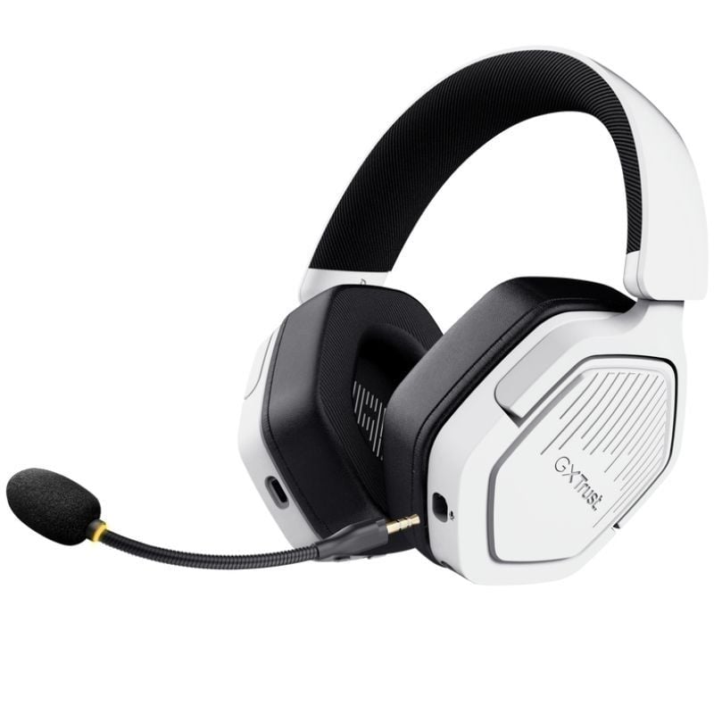 Auriculares Gaming Inalámbricos con Micrófono Trust Gaming GXT 493PS Carus PS5/ Jack 3.5/ Bluetooth/ Blancos - Imagen 2
