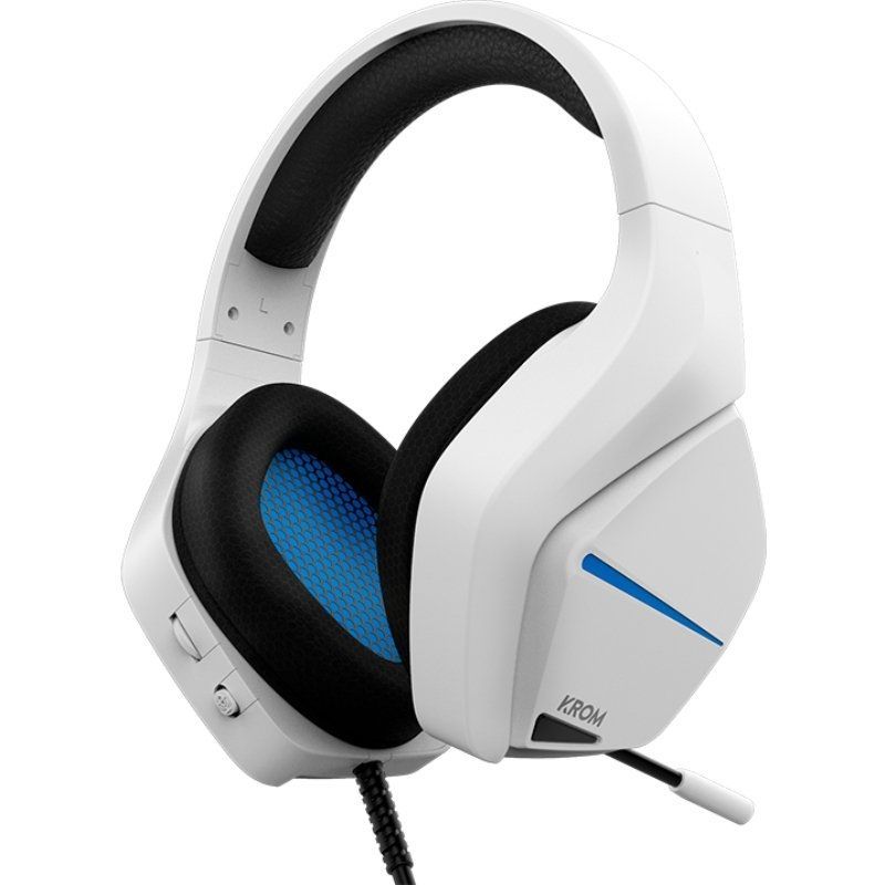 Auriculares Gaming con Micrófono Krom Kopa Move/ Jack 3.5/ Blancos - Imagen 2