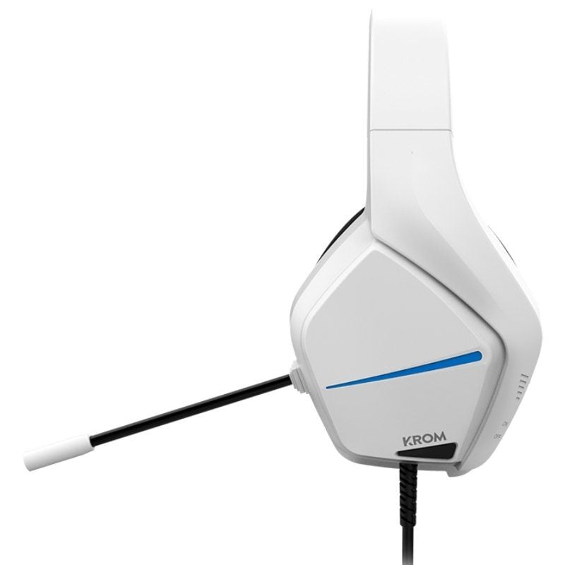 Auriculares Gaming con Micrófono Krom Kopa Move/ Jack 3.5/ Blancos - Imagen 3