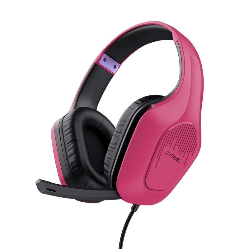Auriculares Gaming con Micrófono Trust Gaming GXT 415 Zirox/ Jack 3.5/ Rosas 8713439249927 24992 TRU-AUR GXT 415 ZIROX PK Auriculares Gaming con Micrófono Trust Gaming GXT 415 Zirox/ Jack 3.5/ Rosas 8713439249927 24992 TRU-AUR GXT 415 ZIROX PK