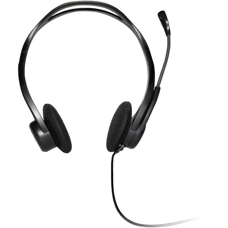 Auriculares Logitech Headset PC 960/ con Micrófono/ USB/ Negros - Imagen 2